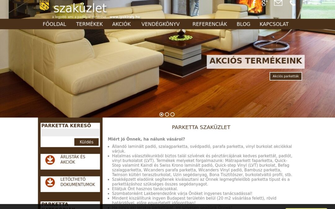 IPS Király Parkettaüzlet