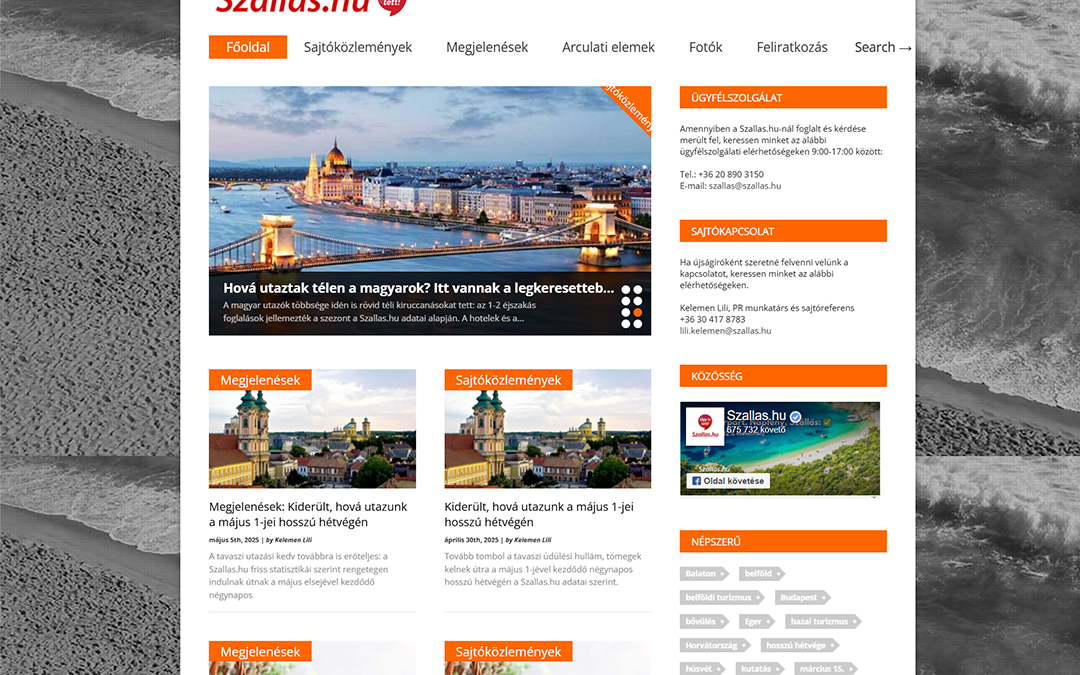 Szallas.hu PR