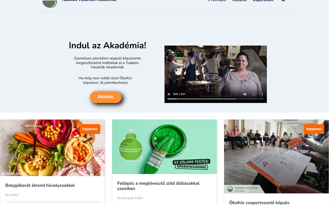 Tudatos Vásárlók Akadémia